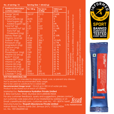 hydRo365 Orange Daily Hydration